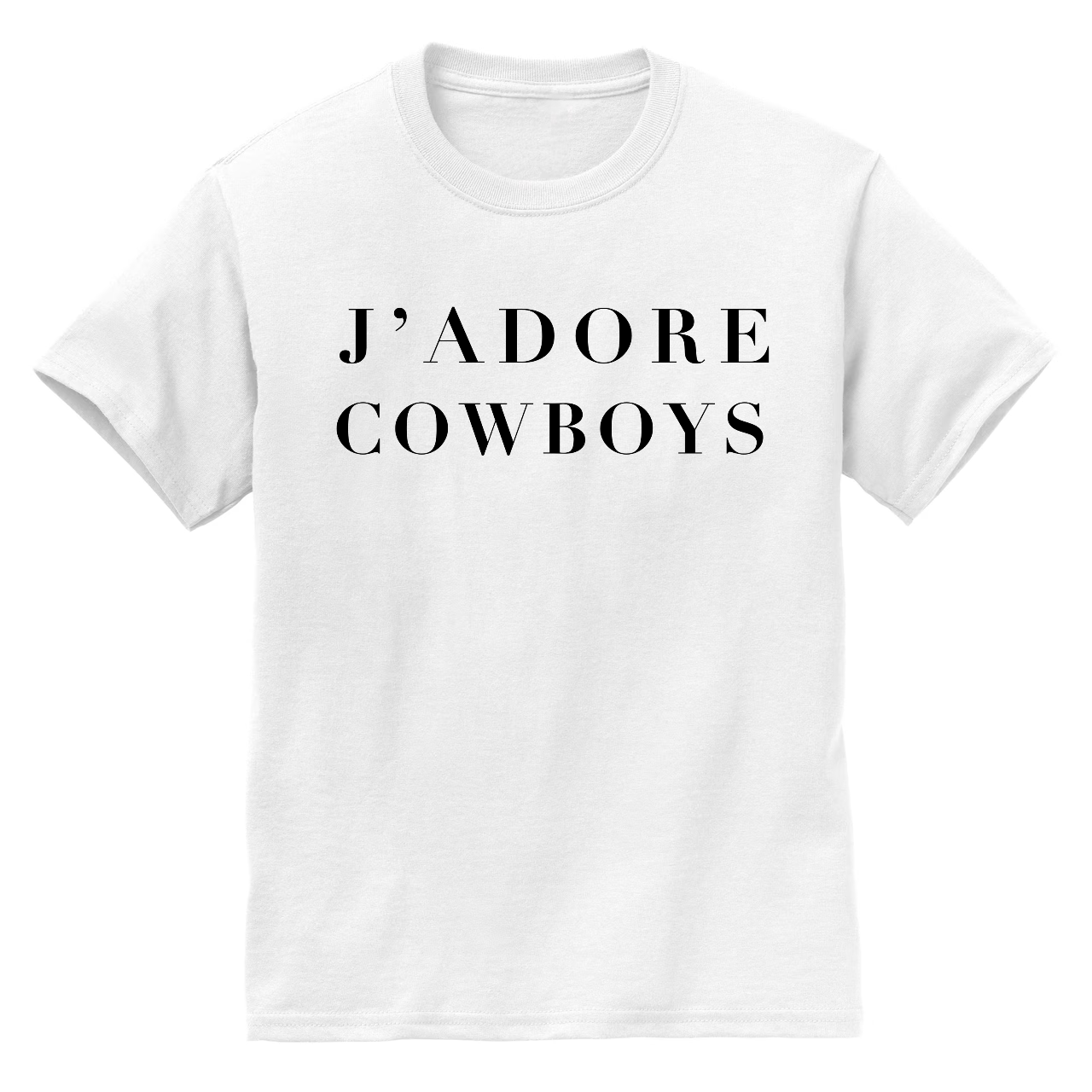 J'adore Cowboys Women's Baby Tee