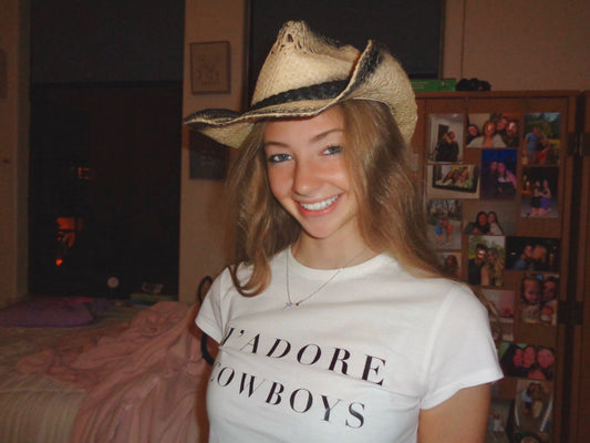J'adore Cowboys Women's Baby Tee